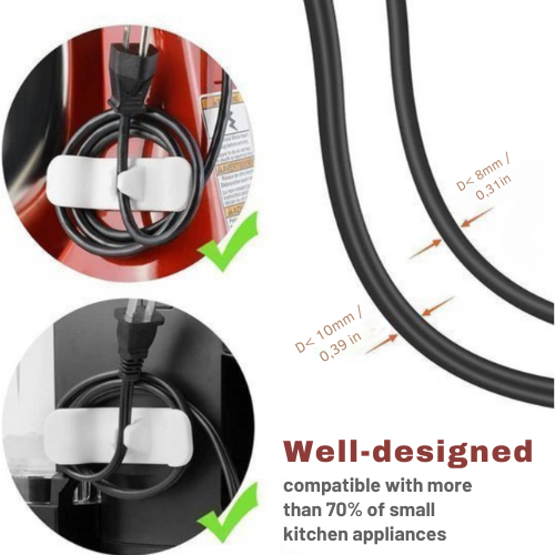 Cable organizer for kitchen appliances – Keep your countertops neat and clutter-free